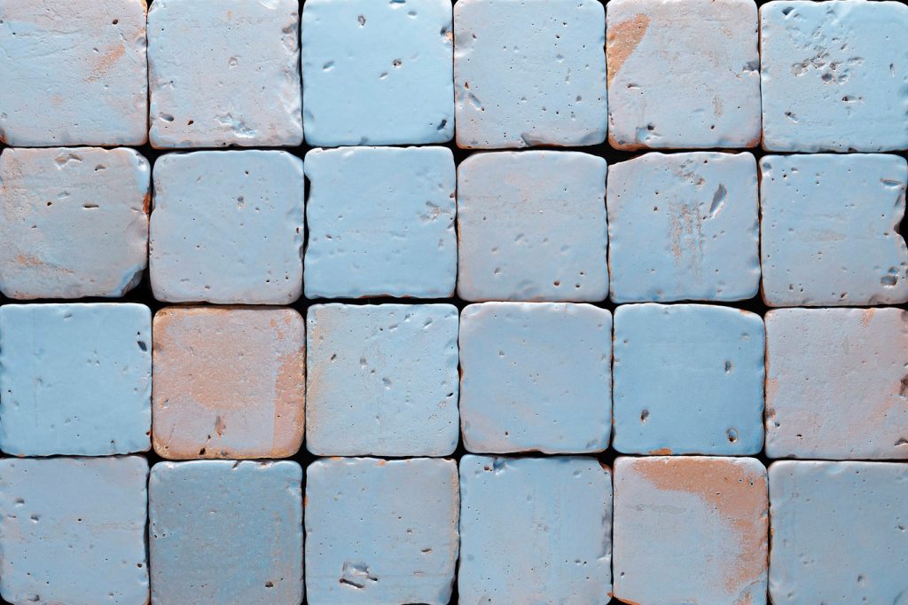 Aquamarine blue tiles - Aguamarina - Terracotta floors - todobarro